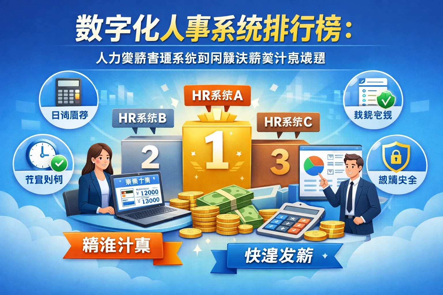 数字化人事系统排行榜：人力资源管理系统如何解决薪资计算难题