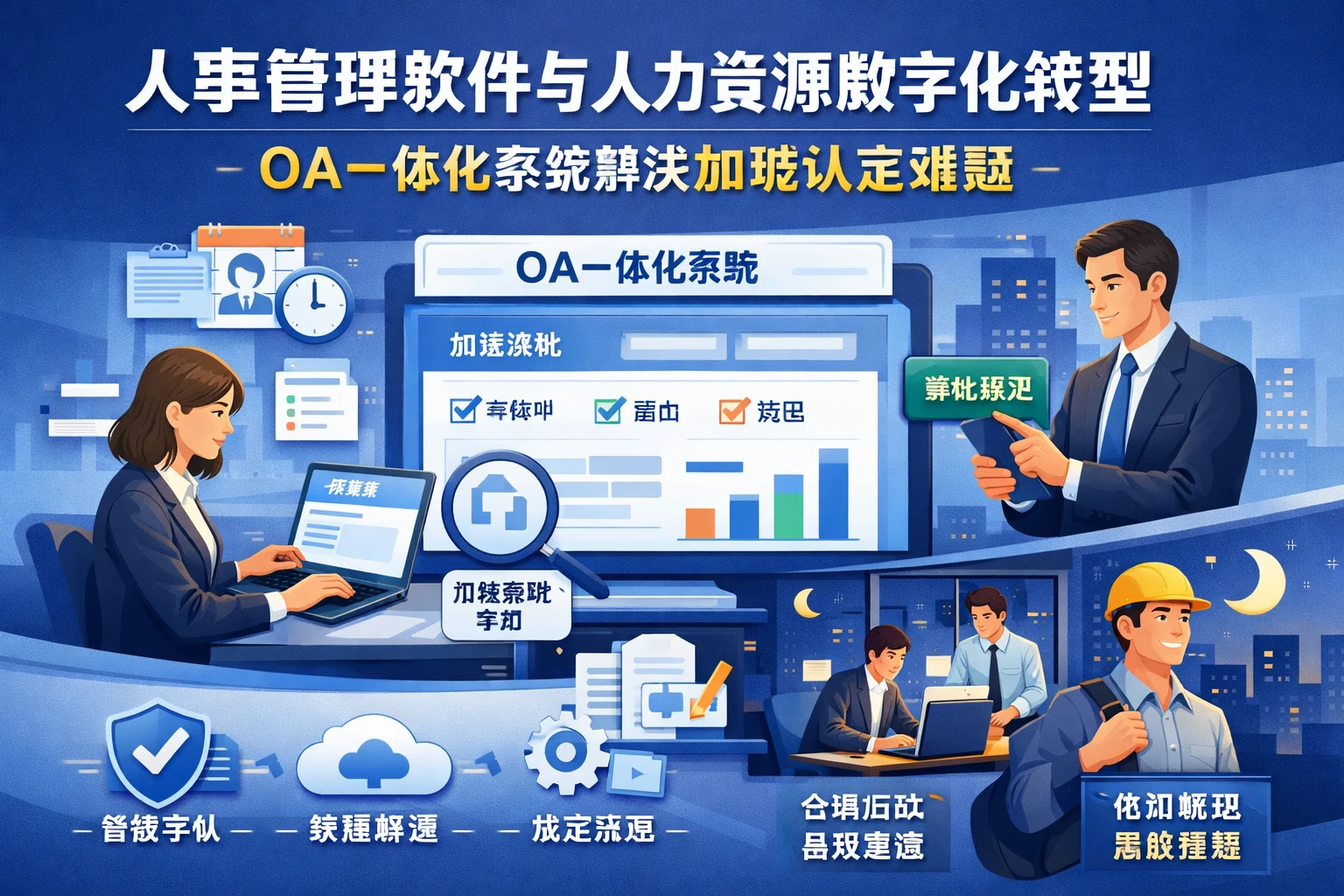 人事管理软件与人力资源数字化转型：OA一体化系统解决加班认定难题