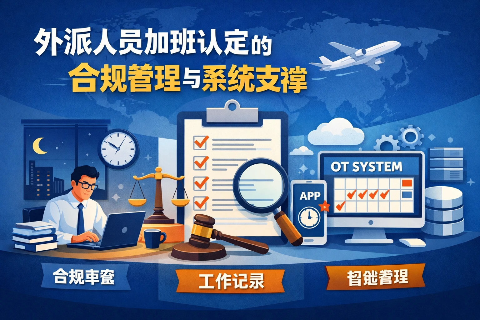 外派人员加班认定的合规管理与系统支撑
