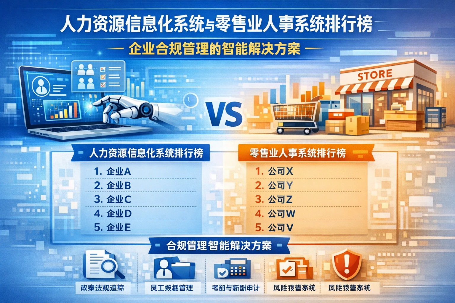 人力资源信息化系统与零售业人事系统排行榜：企业合规管理的智能解决方案