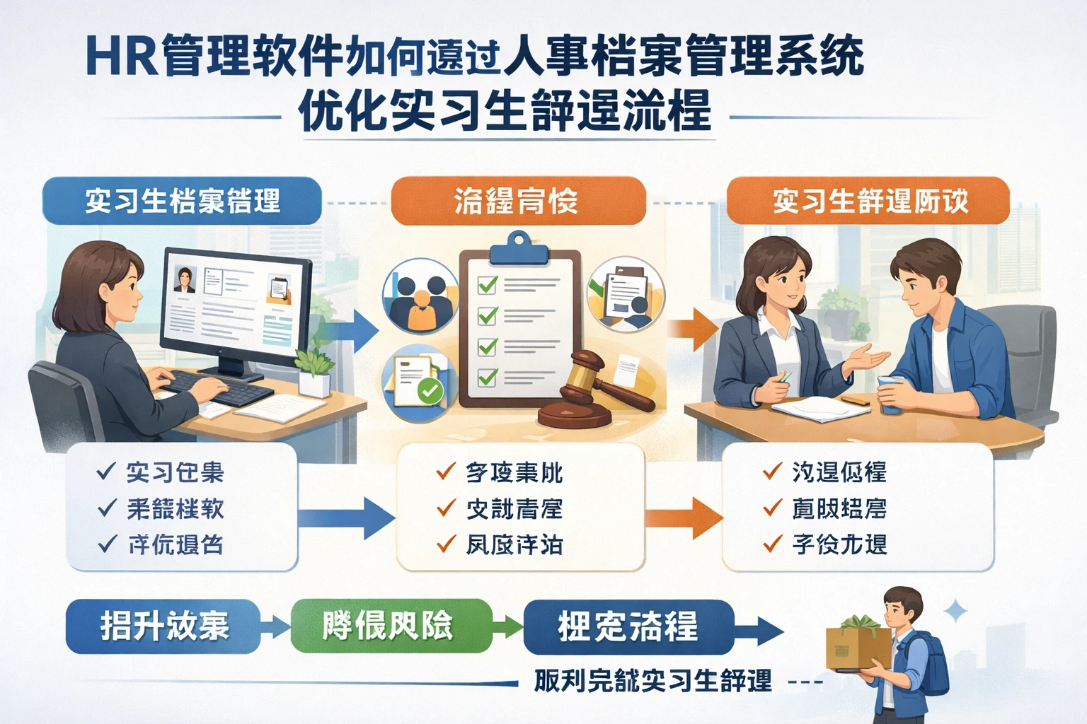 HR管理软件如何通过人事档案管理系统优化实习生辞退流程