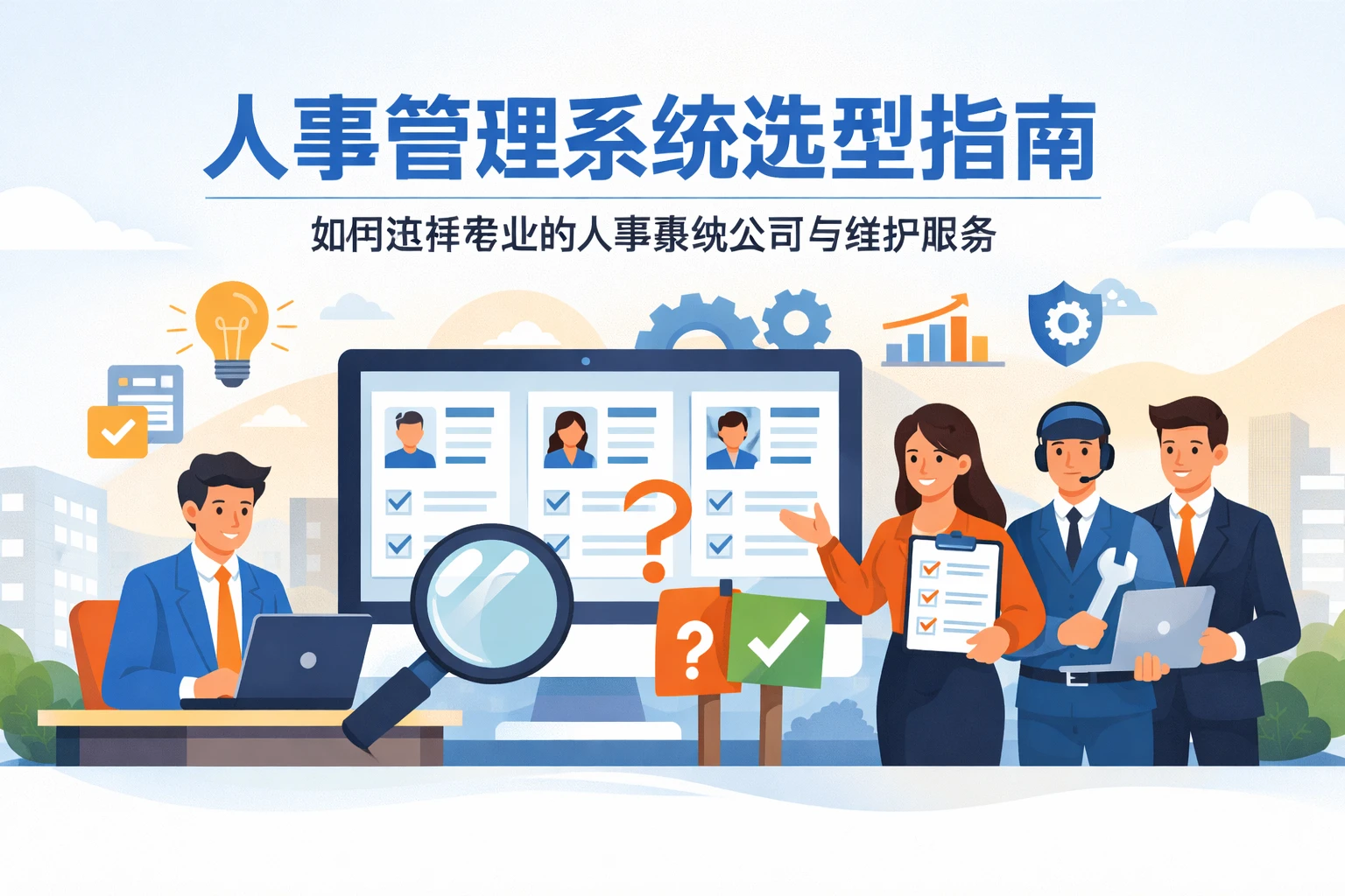 人事管理系统选型指南：如何选择专业的人事系统公司与维护服务