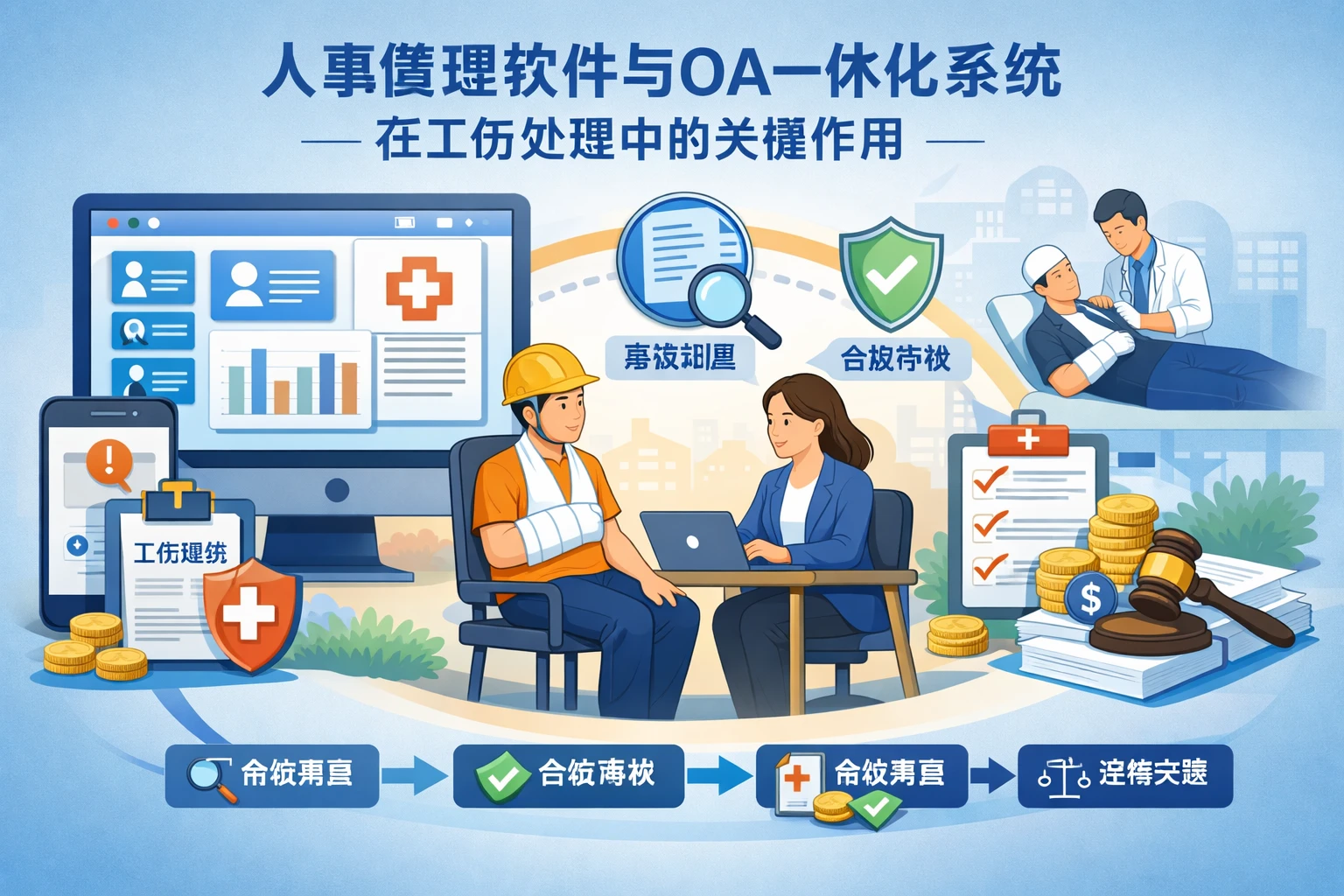 人事管理软件与OA一体化系统在工伤处理中的关键作用