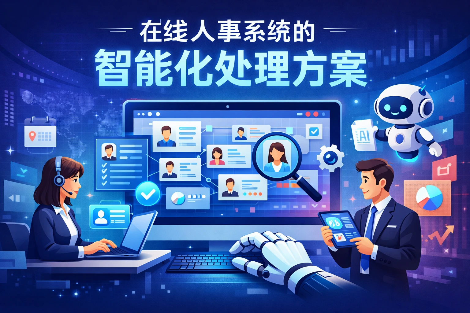 在线人事系统的智能化处理方案
