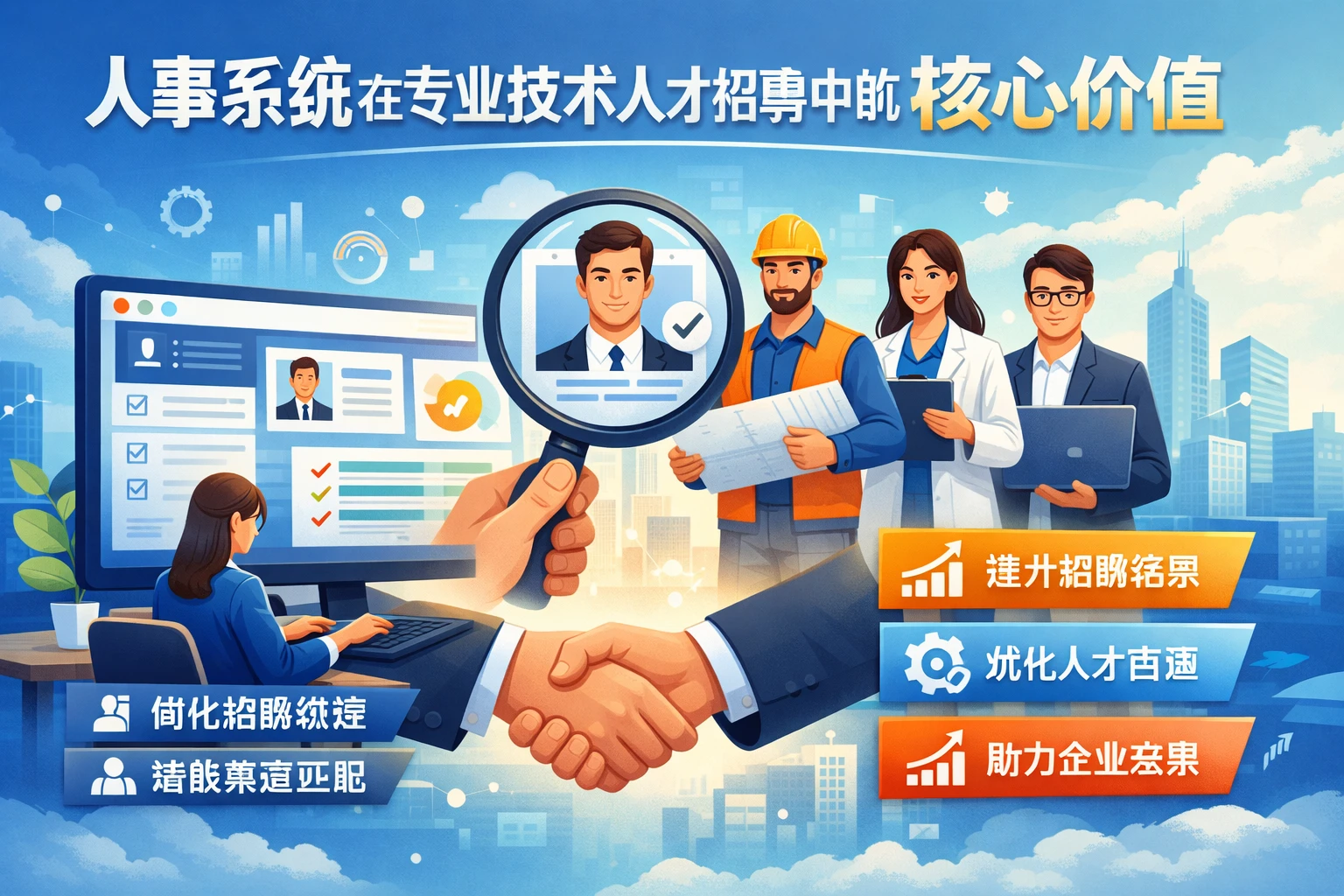 人事系统在专业技术人才招聘中的核心价值
