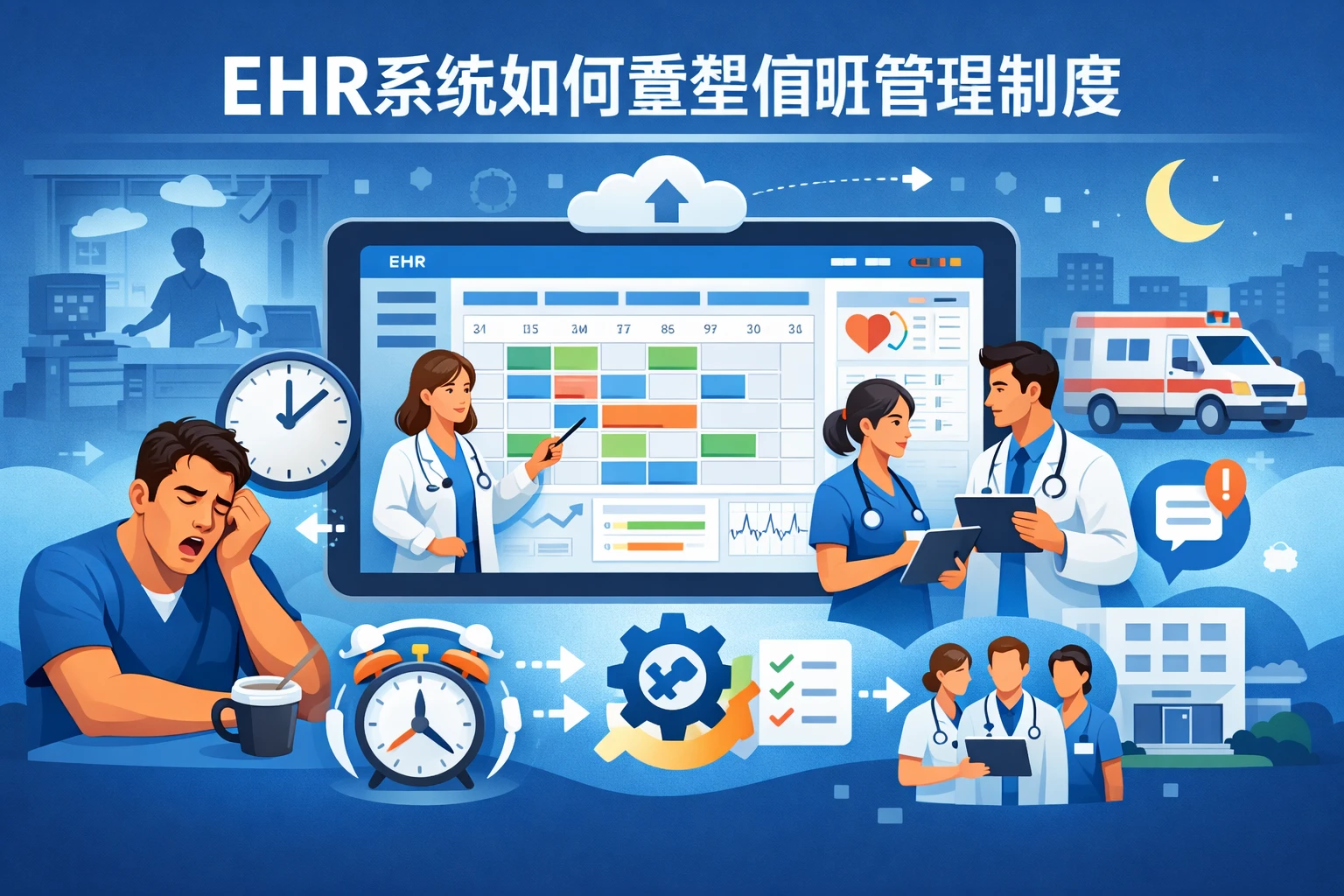 EHR系统如何重塑值班管理制度
