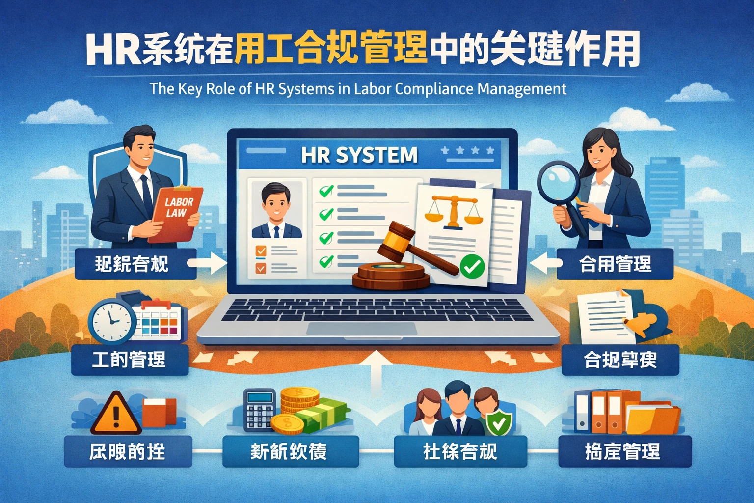 HR系统在用工合规管理中的关键作用