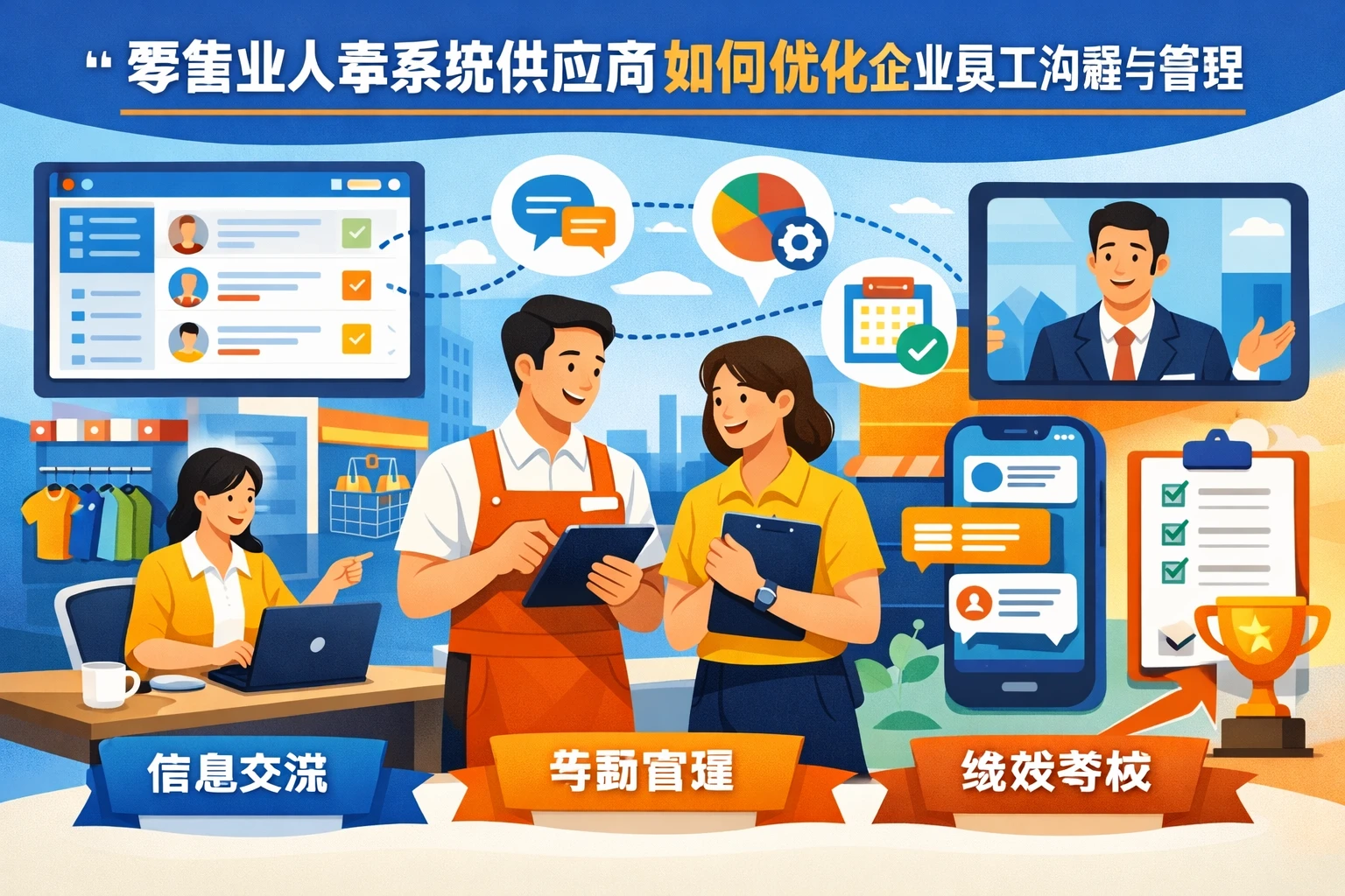 零售业人事系统供应商如何优化企业员工沟通与管理