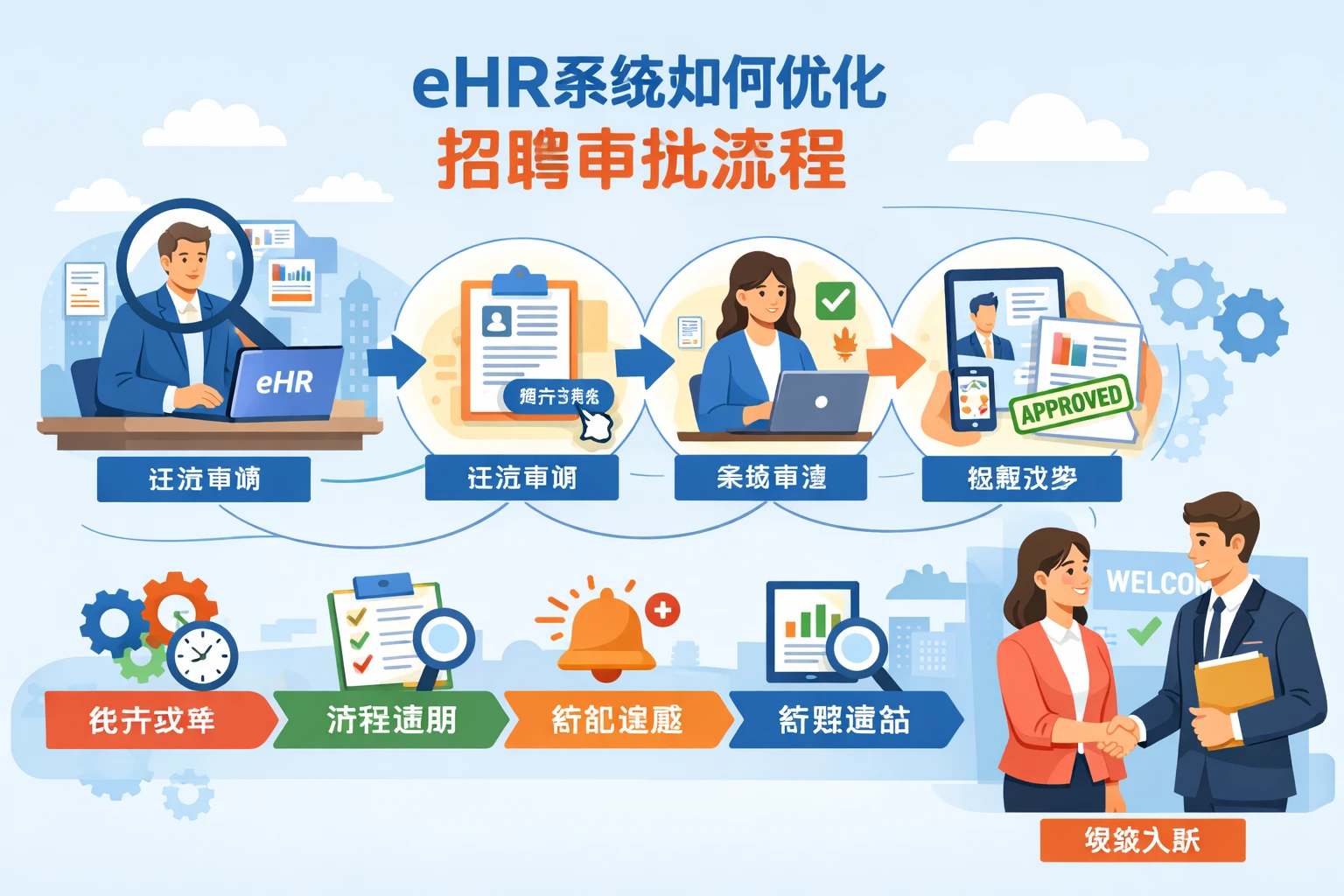 eHR系统如何优化招聘审批流程