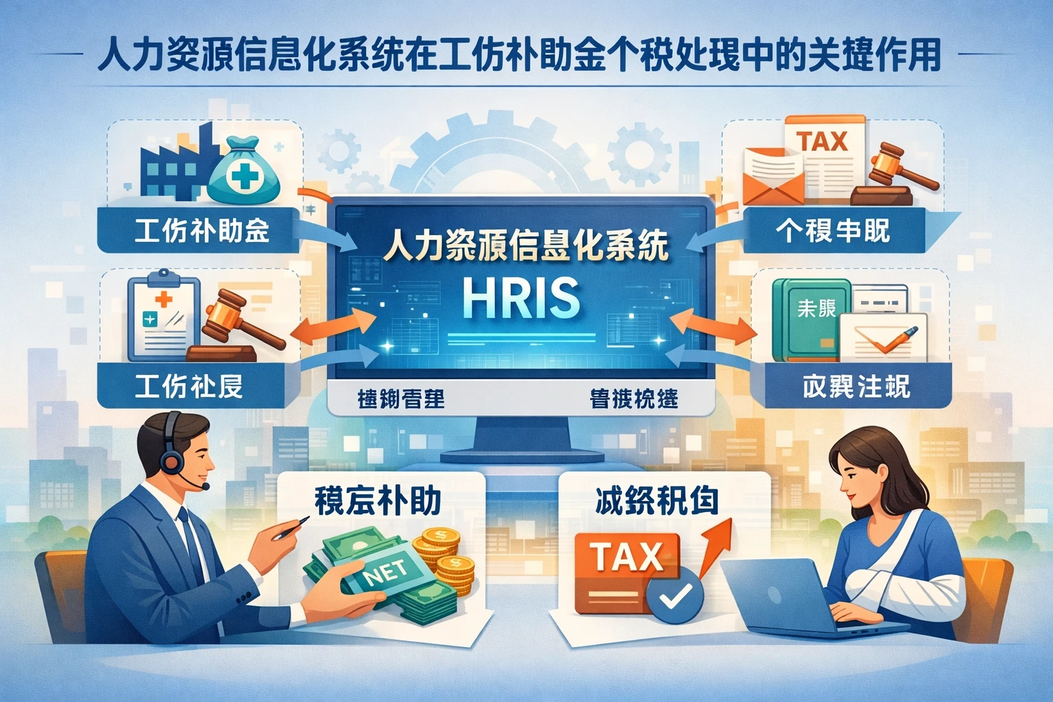 人力资源信息化系统在工伤补助金个税处理中的关键作用