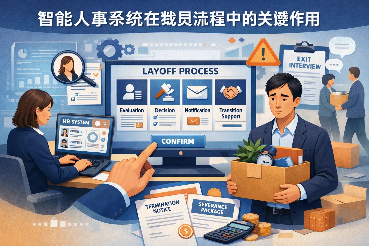 智能人事系统在裁员流程中的关键作用
