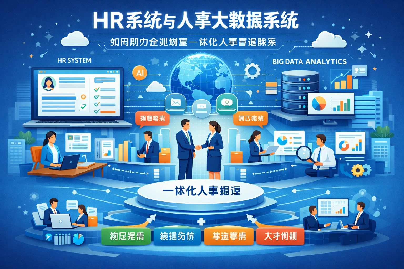 HR系统与人事大数据系统如何助力企业构建一体化人事管理体系