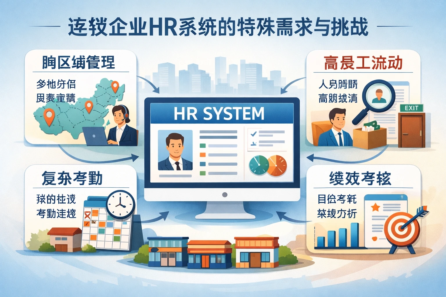 连锁企业HR系统的特殊需求与挑战