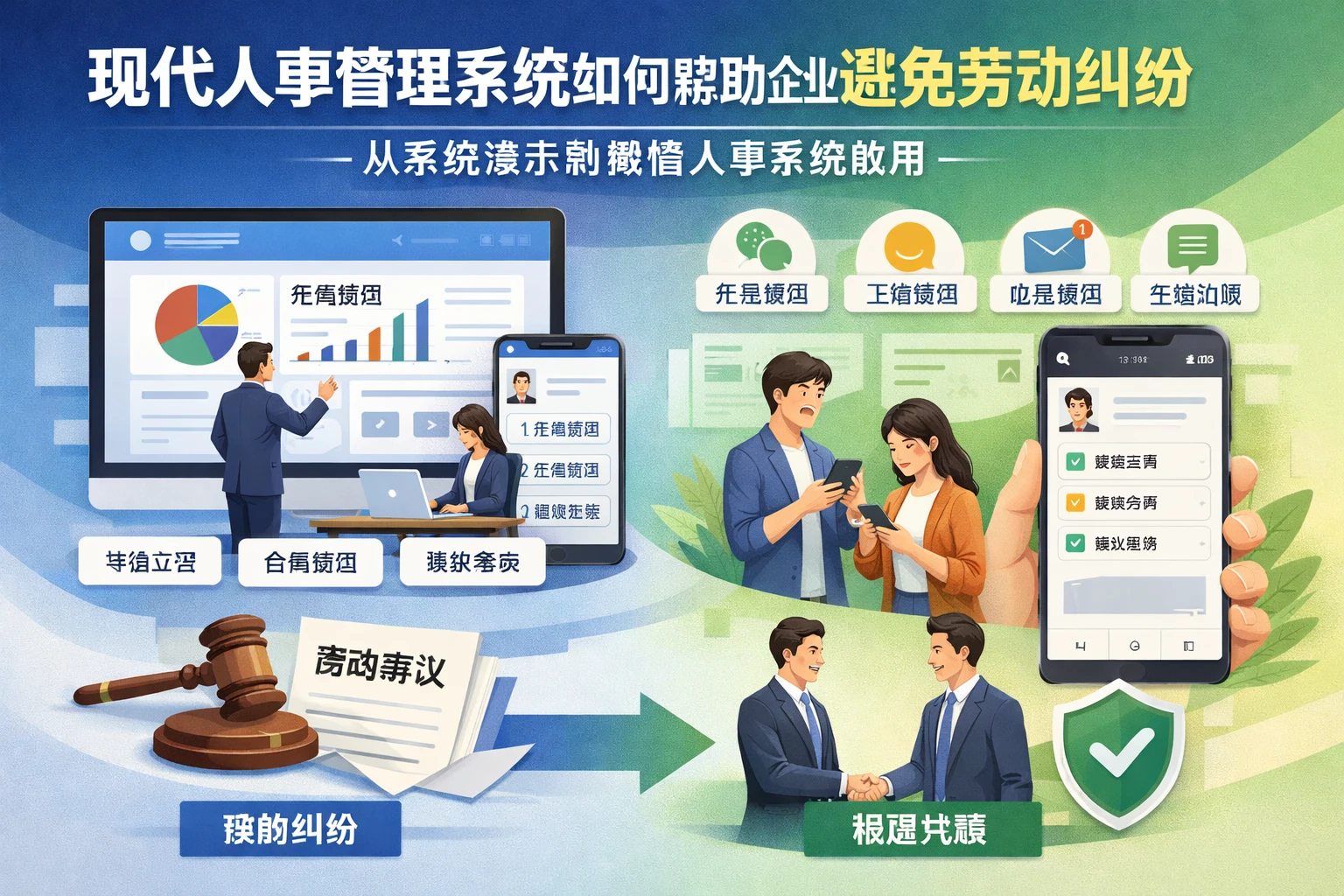 现代人事管理系统如何帮助企业避免劳动纠纷 - 从系统演示到微信人事系统应用