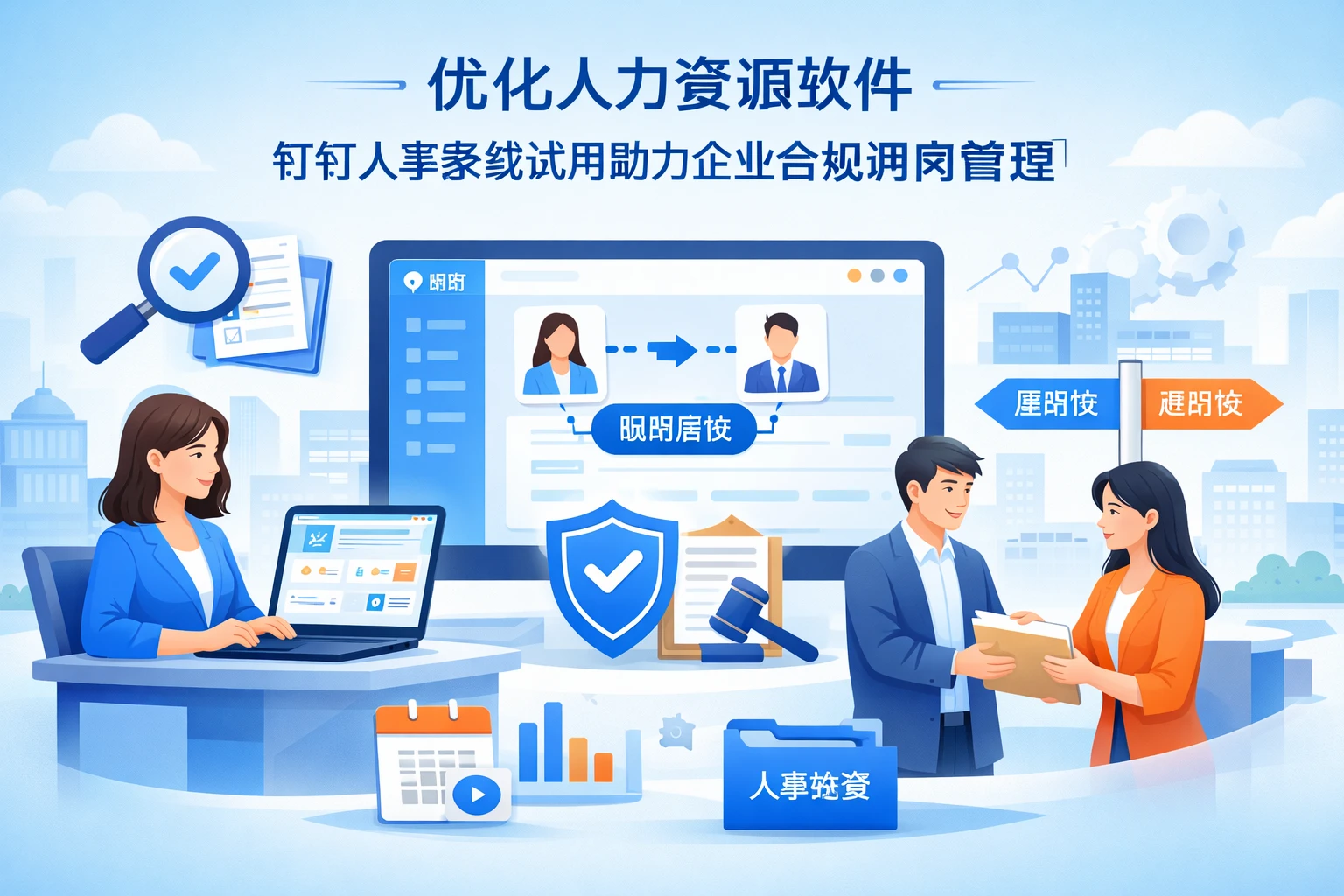 优化人力资源软件：钉钉人事系统试用助力企业合规调岗管理