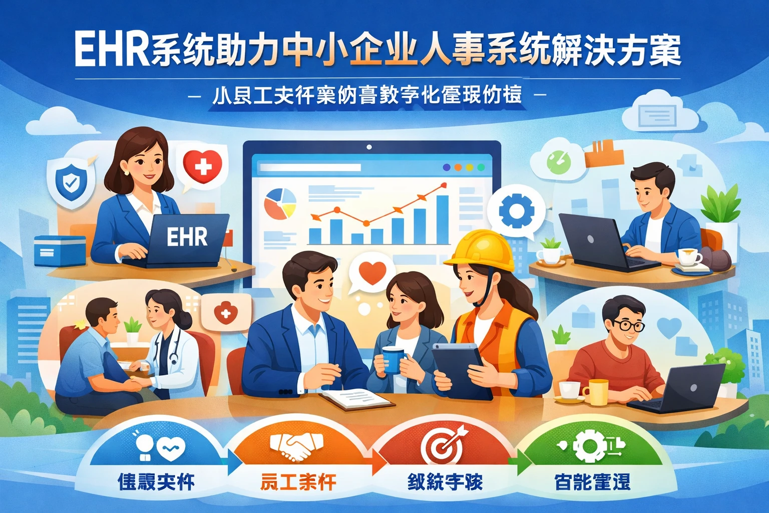 EHR系统助力中小企业人事系统解决方案：从员工关怀案例看数字化管理价值