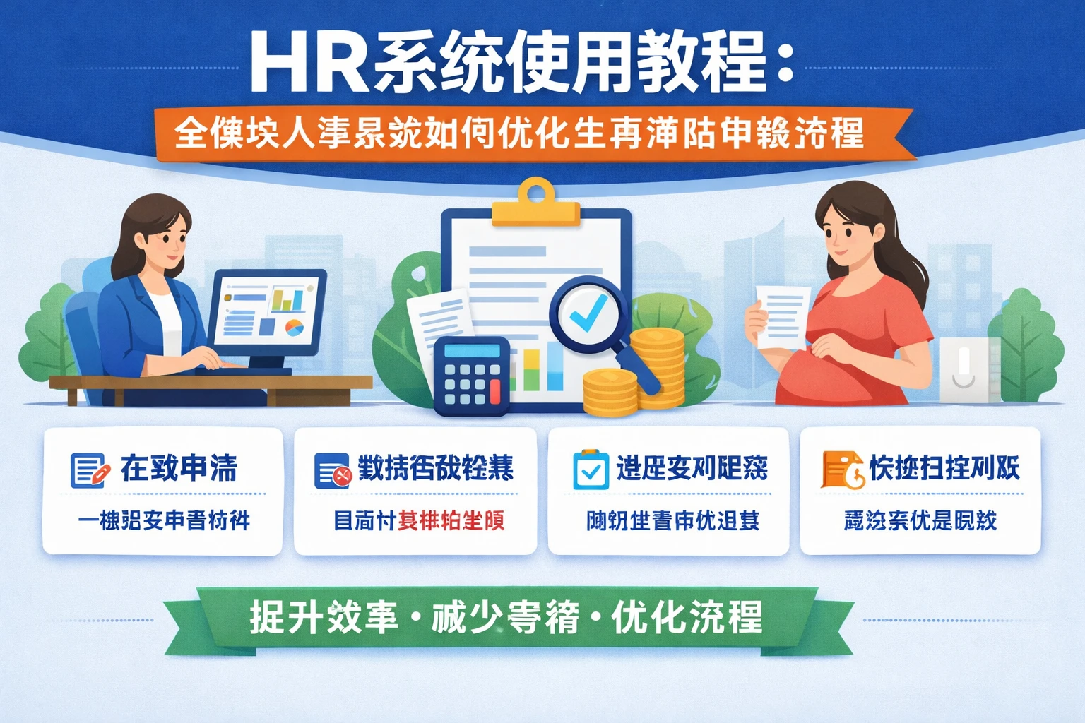 HR系统使用教程：全模块人事系统如何优化生育津贴申领流程