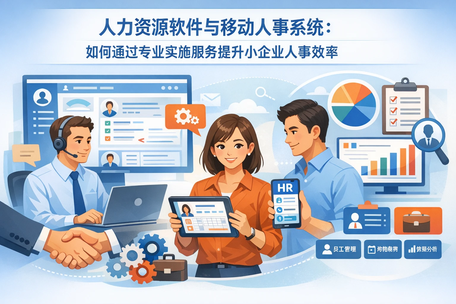 人力资源软件与移动人事系统：如何通过专业实施服务提升小企业人事效率