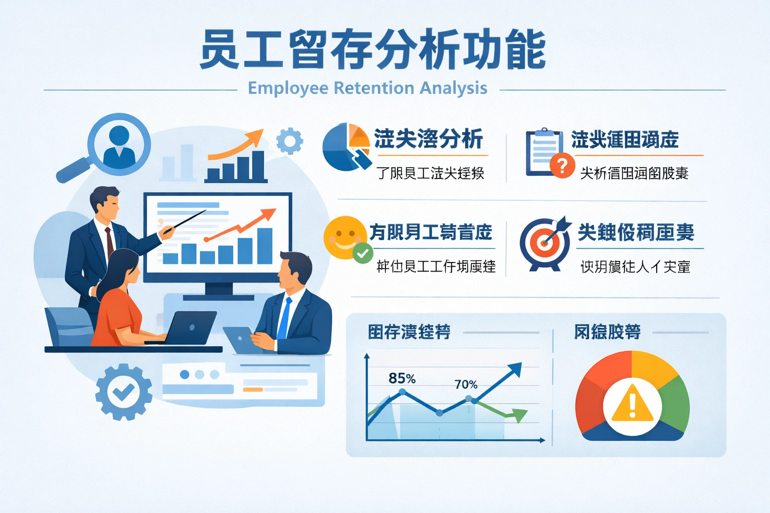 员工留存分析功能