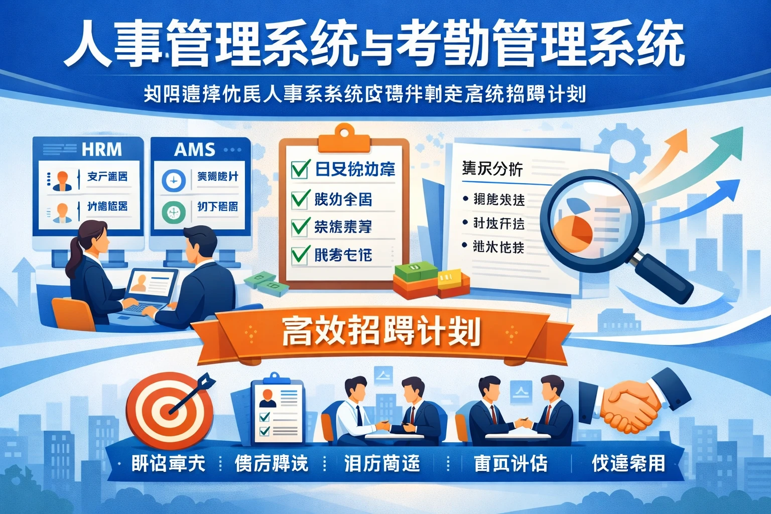 人事管理系统与考勤管理系统:如何选择优质人事系统供应商并制定高效招聘计划