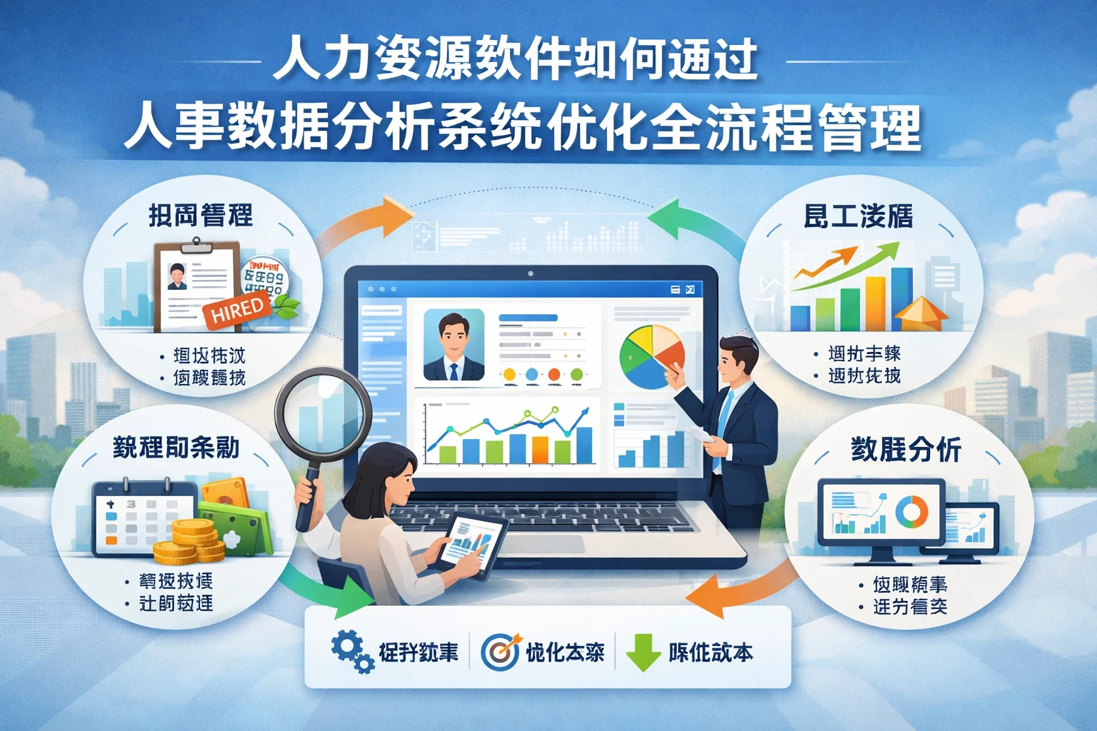 人力资源软件如何通过人事数据分析系统优化全流程管理