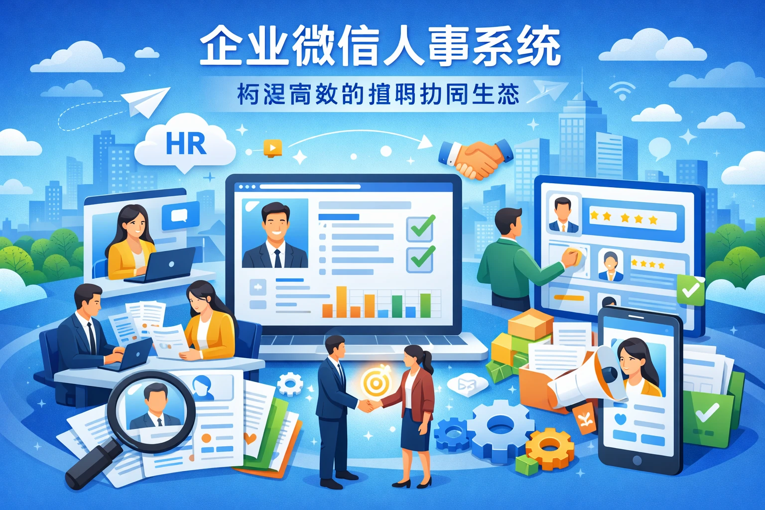 企业微信人事系统：构建高效的招聘协同生态