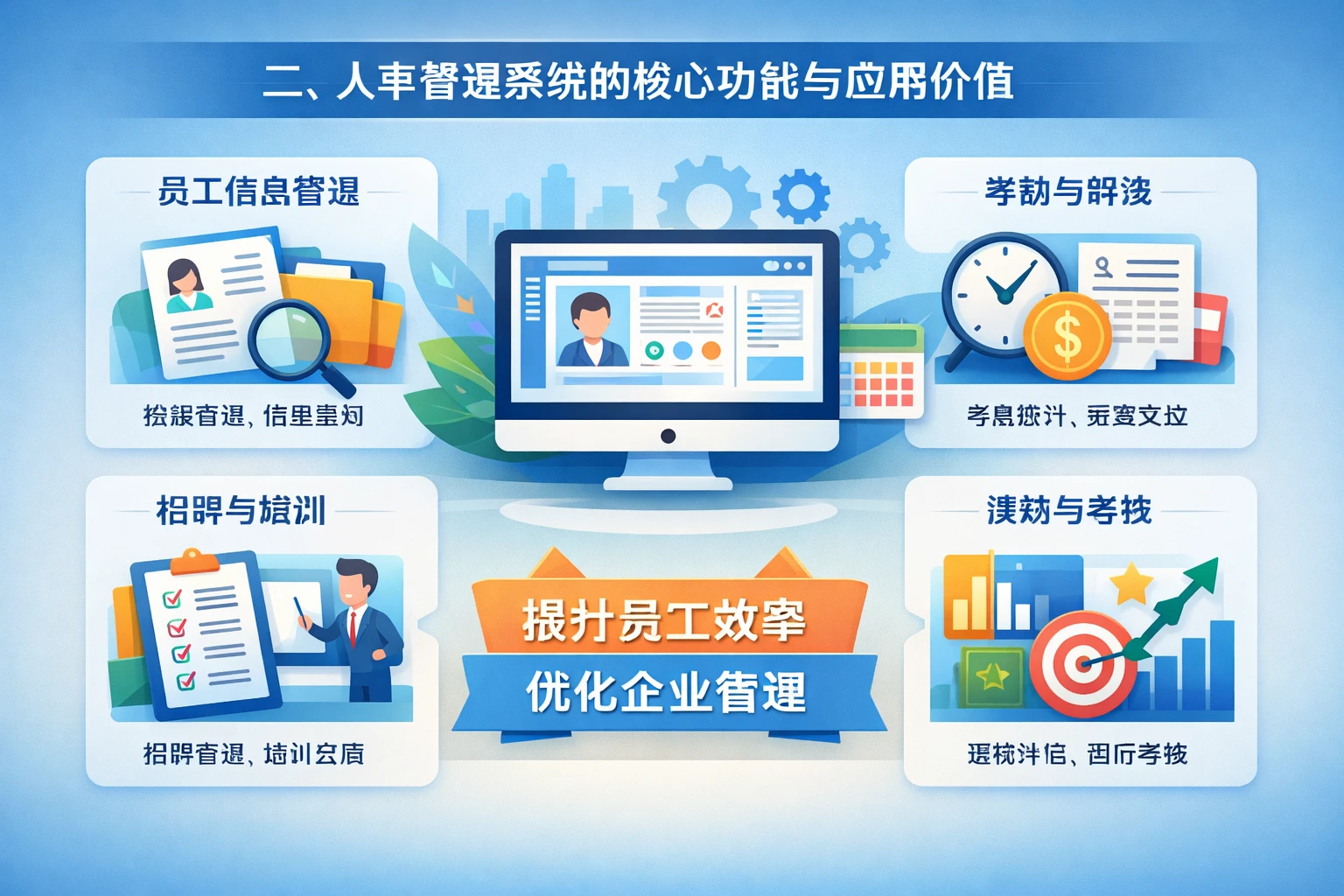 二、人事管理系统的核心功能与应用价值
