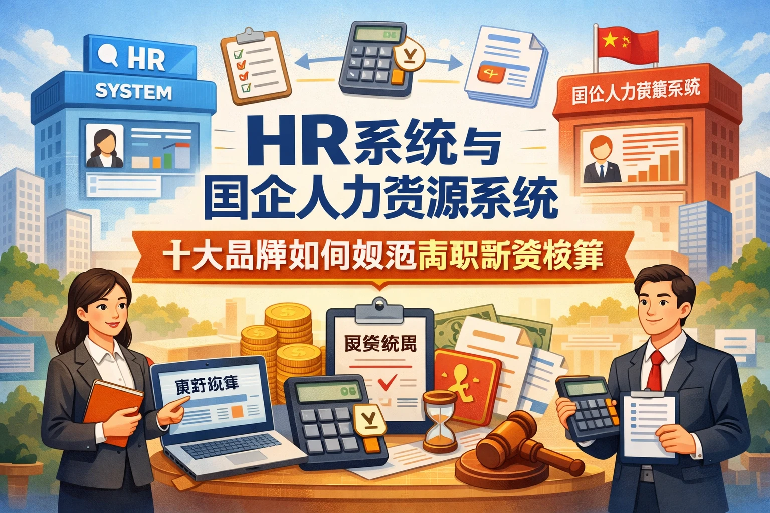 HR系统与国企人力资源系统：十大品牌如何规范离职薪资核算