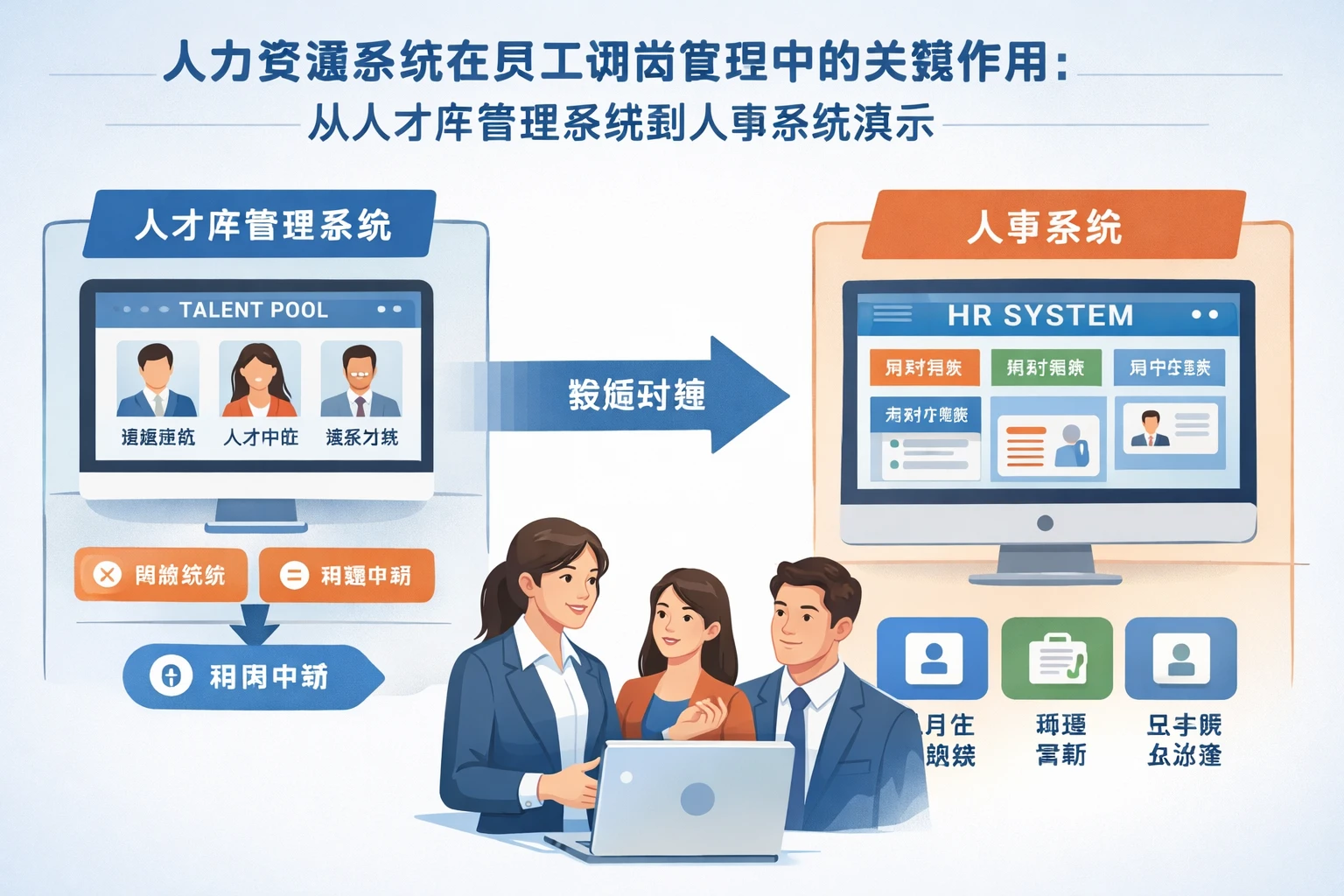 人力资源系统在员工调岗管理中的关键作用：从人才库管理系统到人事系统演示