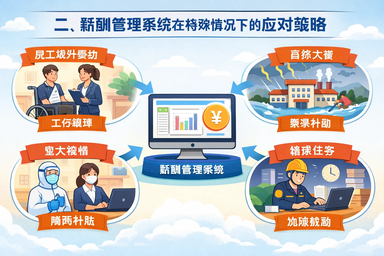 二、薪酬管理系统在特殊情况下的应对策略