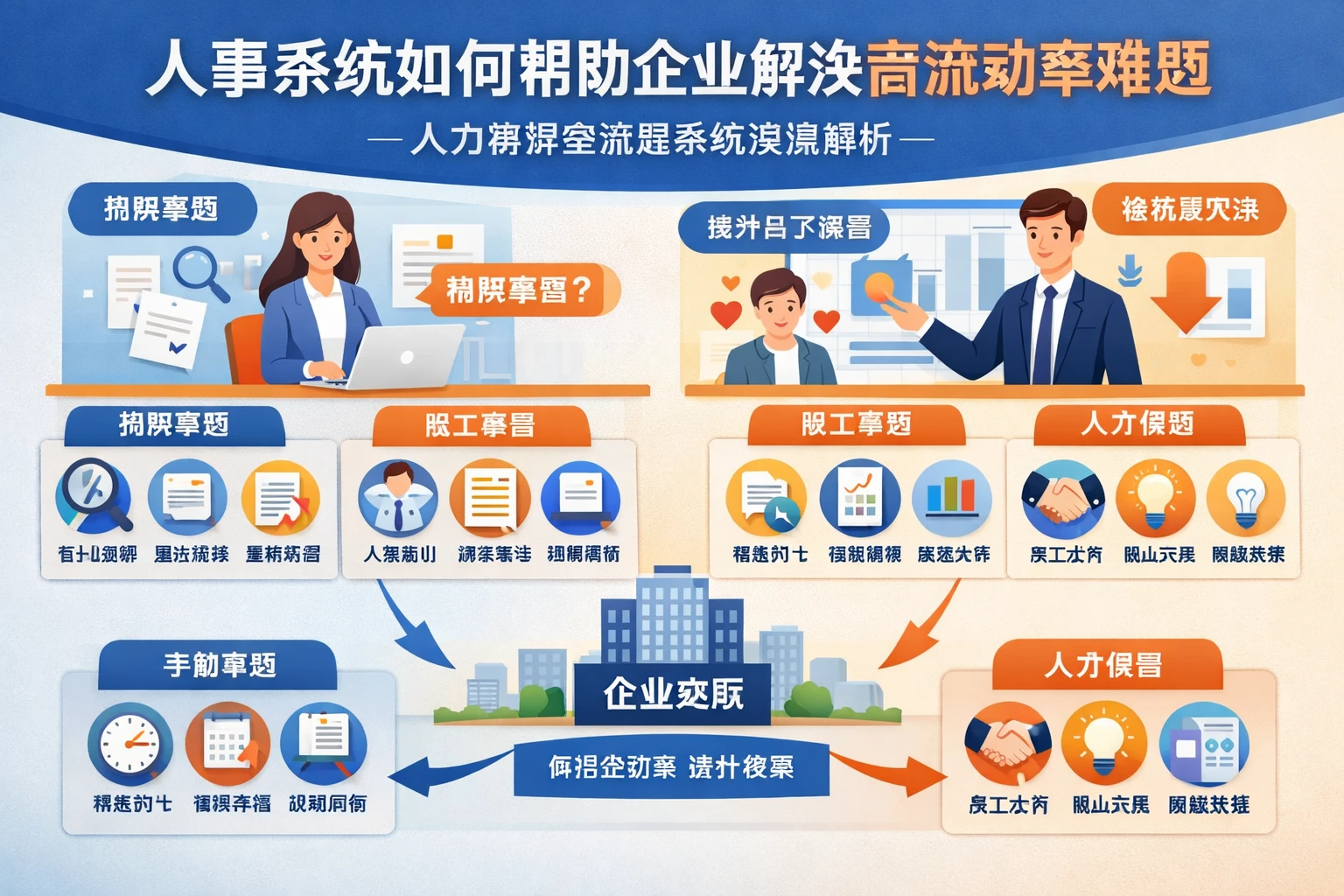 人事系统如何帮助企业解决高流动率难题 - 人力资源全流程系统深度解析