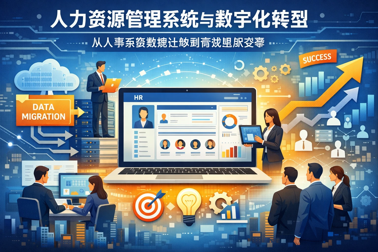 人力资源管理系统与数字化转型：从人事系统数据迁移到高效组织变革