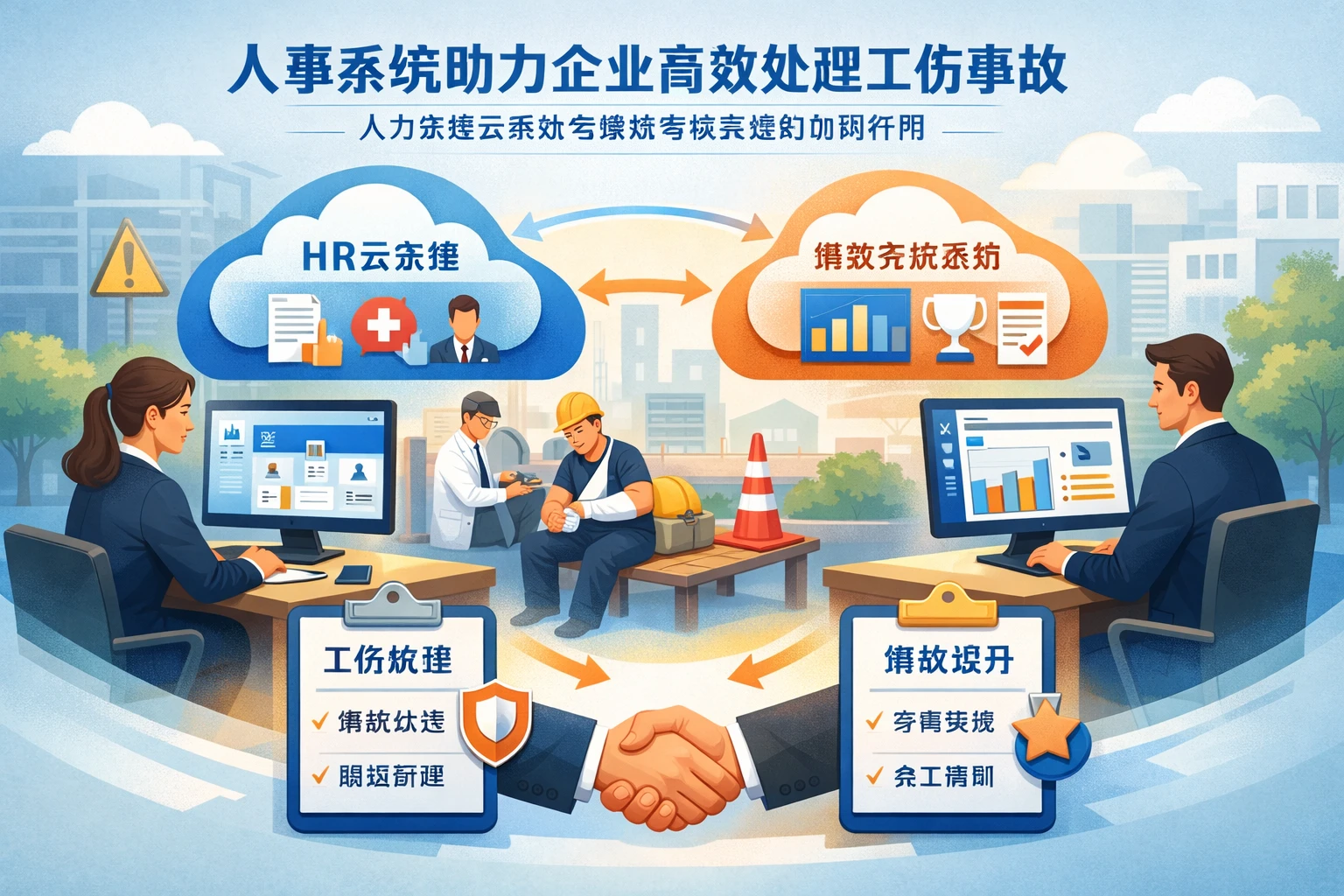 人事系统助力企业高效处理工伤事故：人力资源云系统与绩效考核系统的协同作用