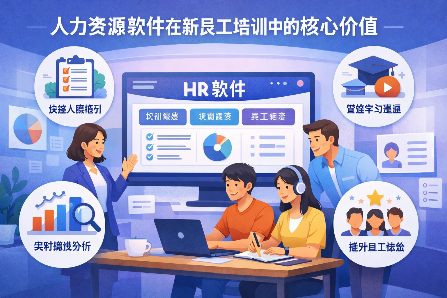 人力资源软件在新员工培训中的核心价值
