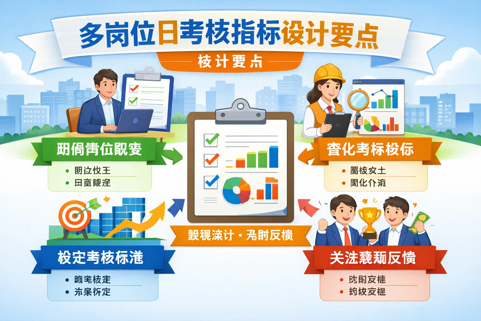 多岗位日考核指标设计要点