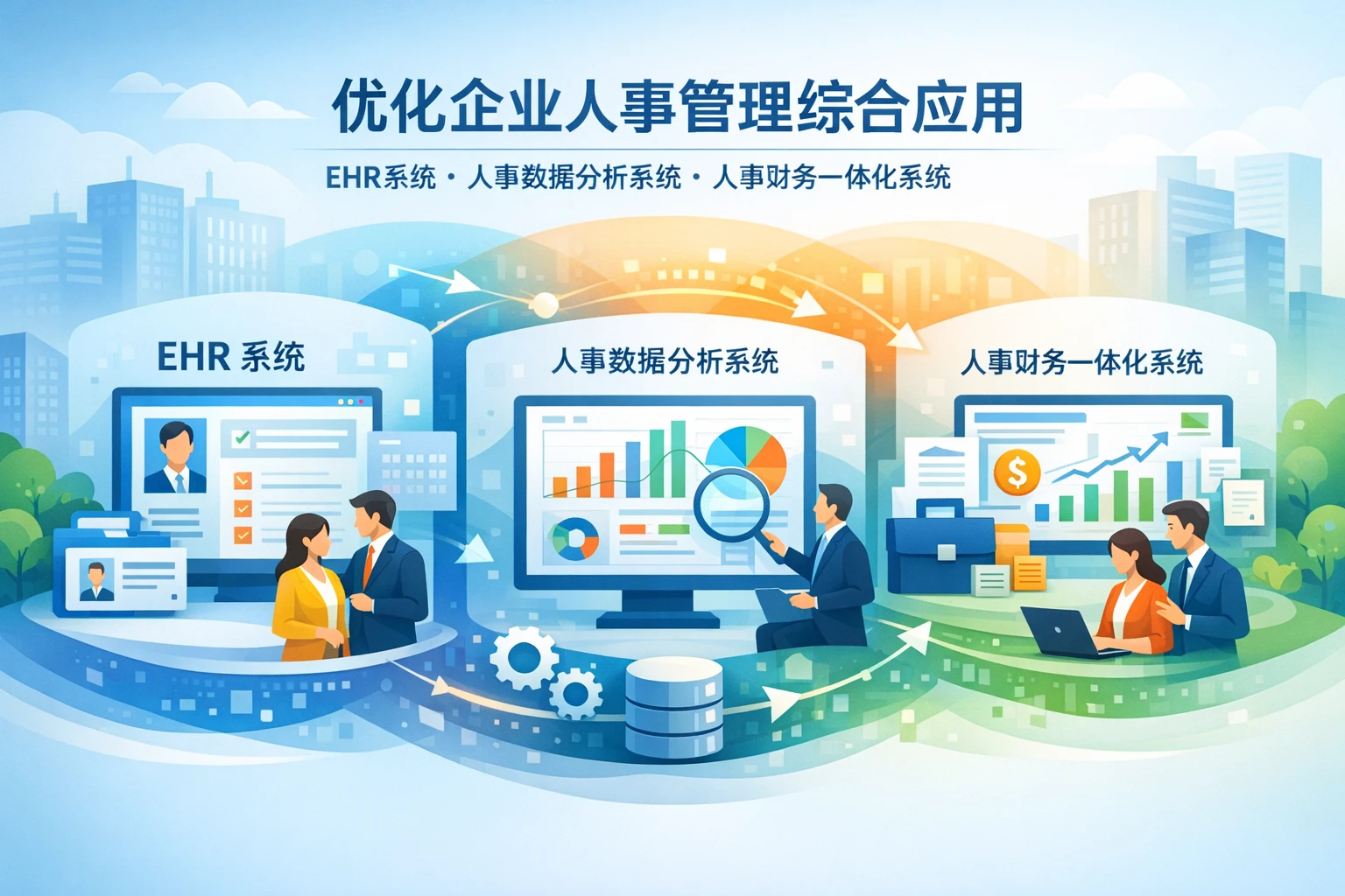 优化企业人事管理：EHR系统、人事数据分析系统与人事财务一体化系统的综合应用