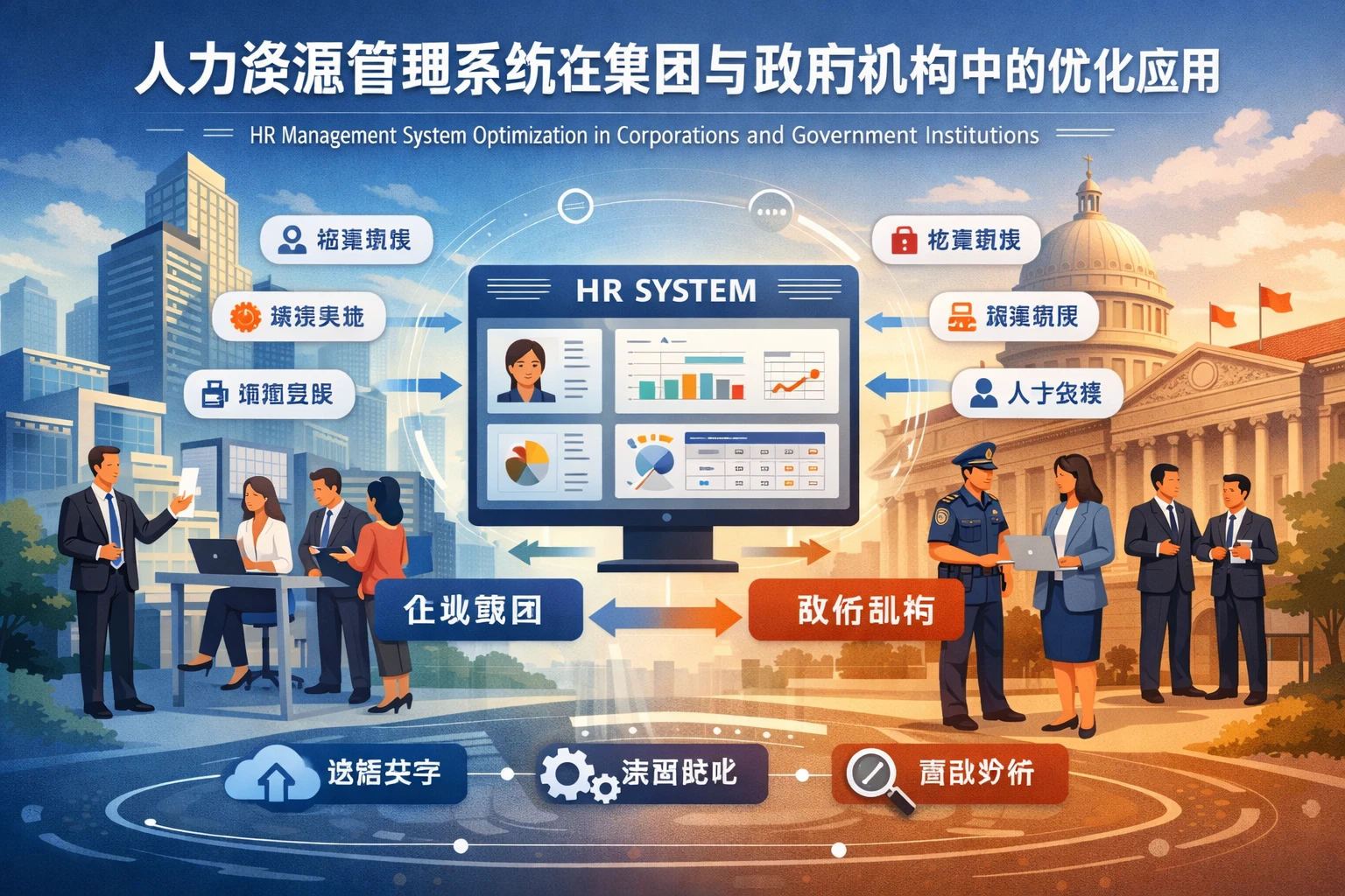 人力资源管理系统在集团与政府机构中的优化应用