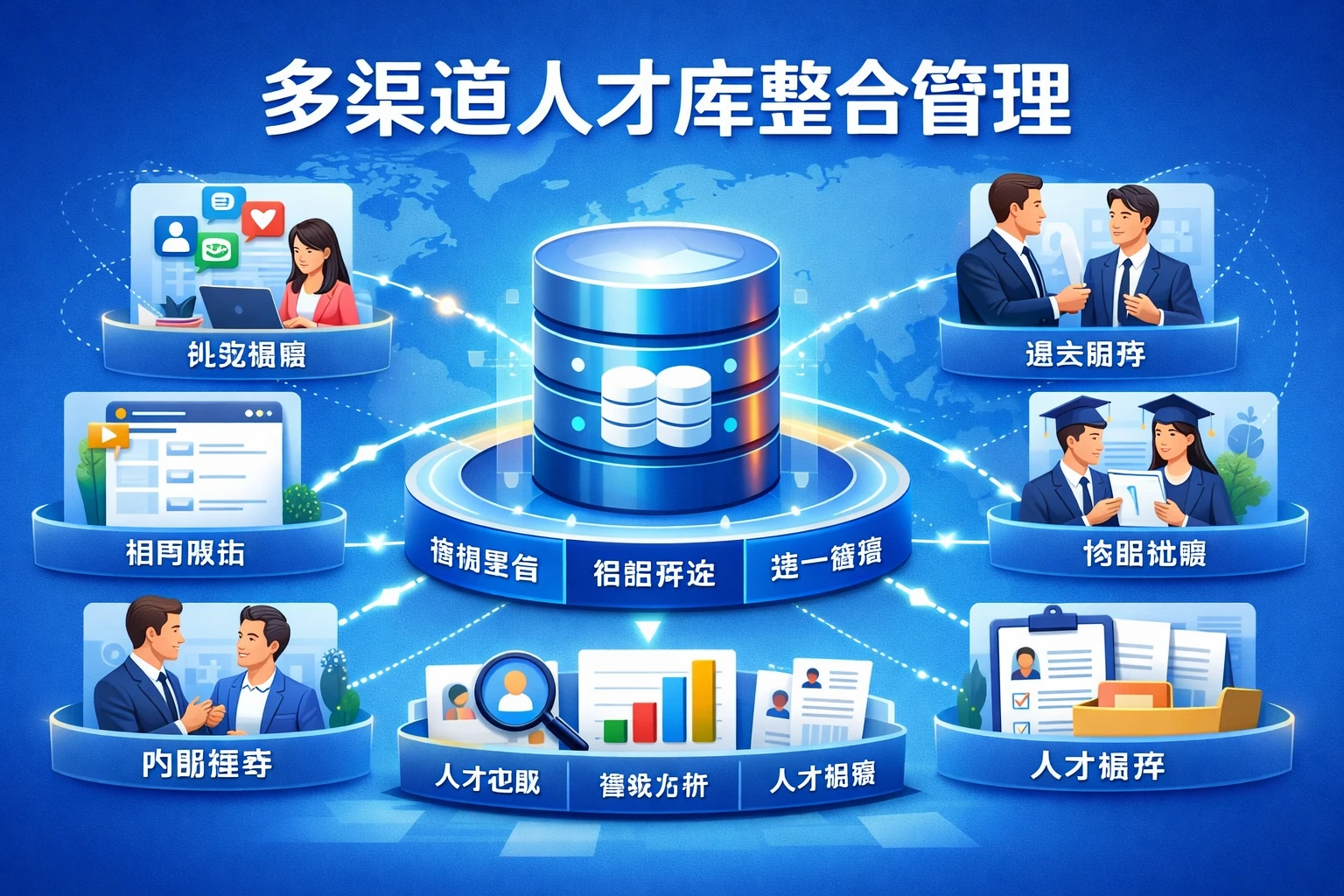 多渠道人才库整合管理