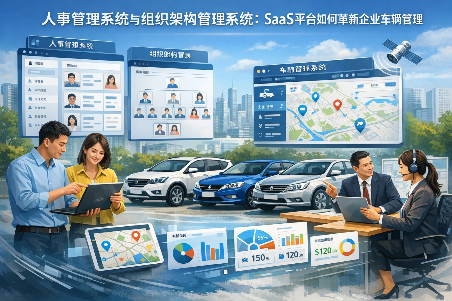 人事管理系统与组织架构管理系统：SaaS平台如何革新企业车辆管理