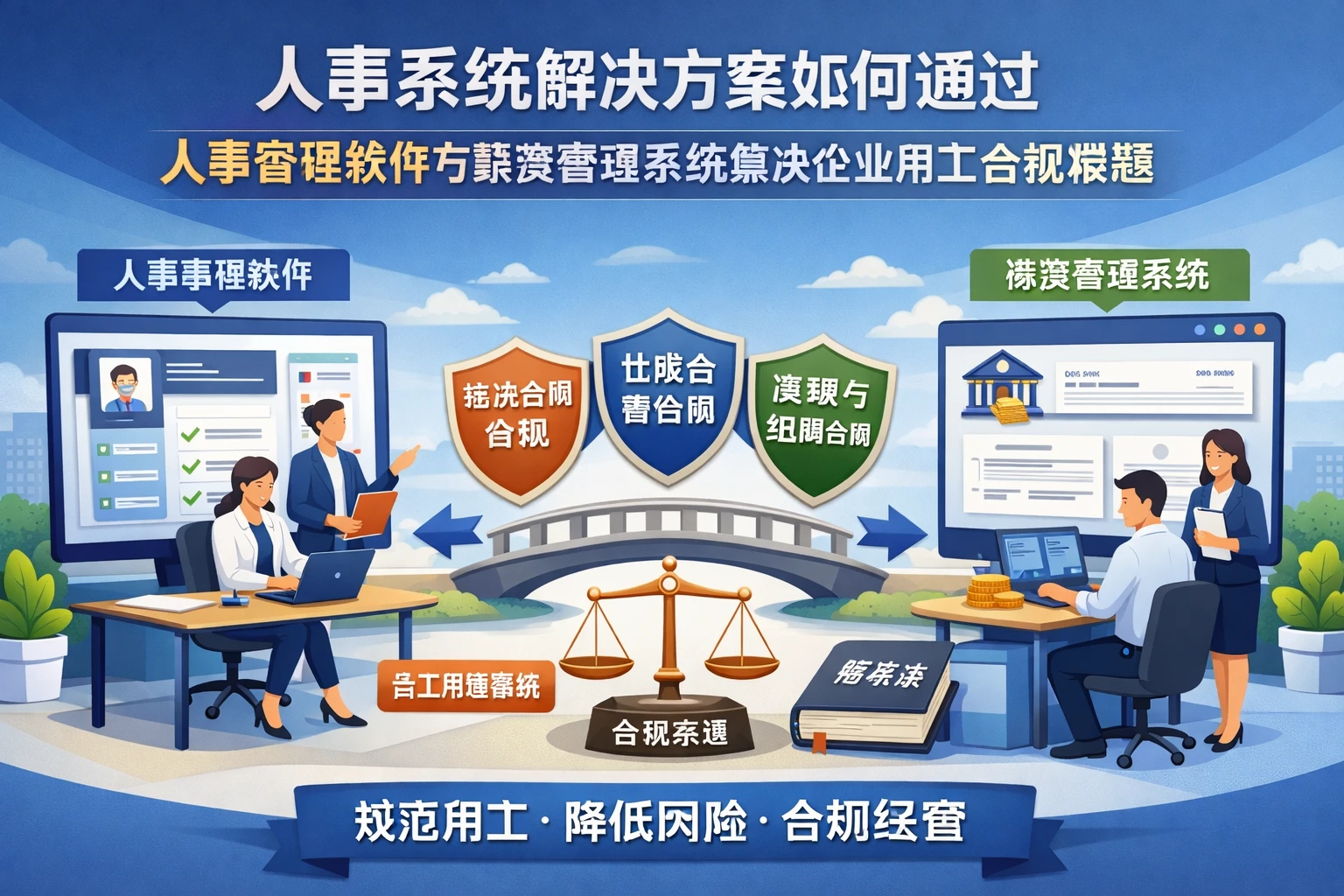 人事系统解决方案如何通过人事管理软件与薪资管理系统解决企业用工合规难题