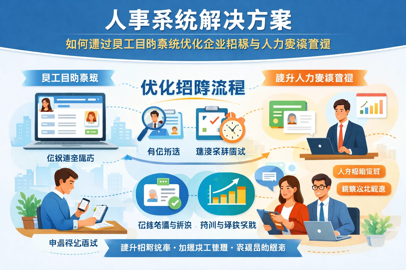 人事系统解决方案如何通过员工自助系统优化企业招聘与人力资源管理