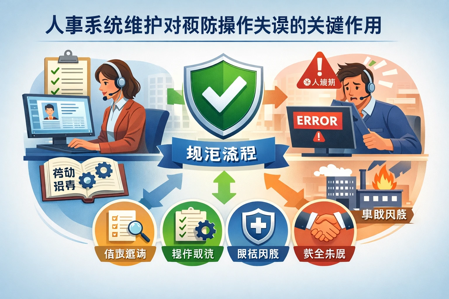 人事系统维护对预防操作失误的关键作用