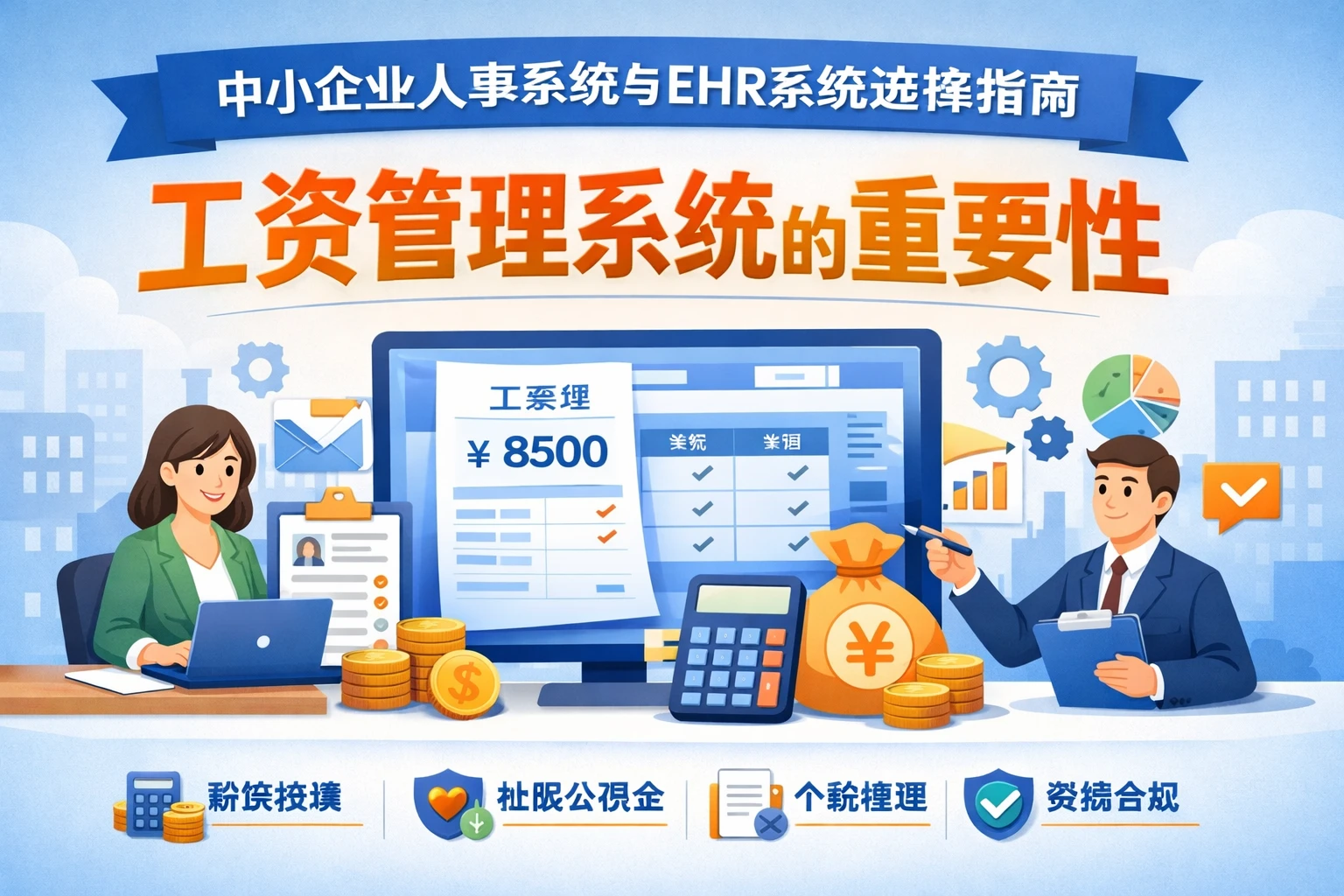 中小企业人事系统与EHR系统选择指南：工资管理系统的重要性