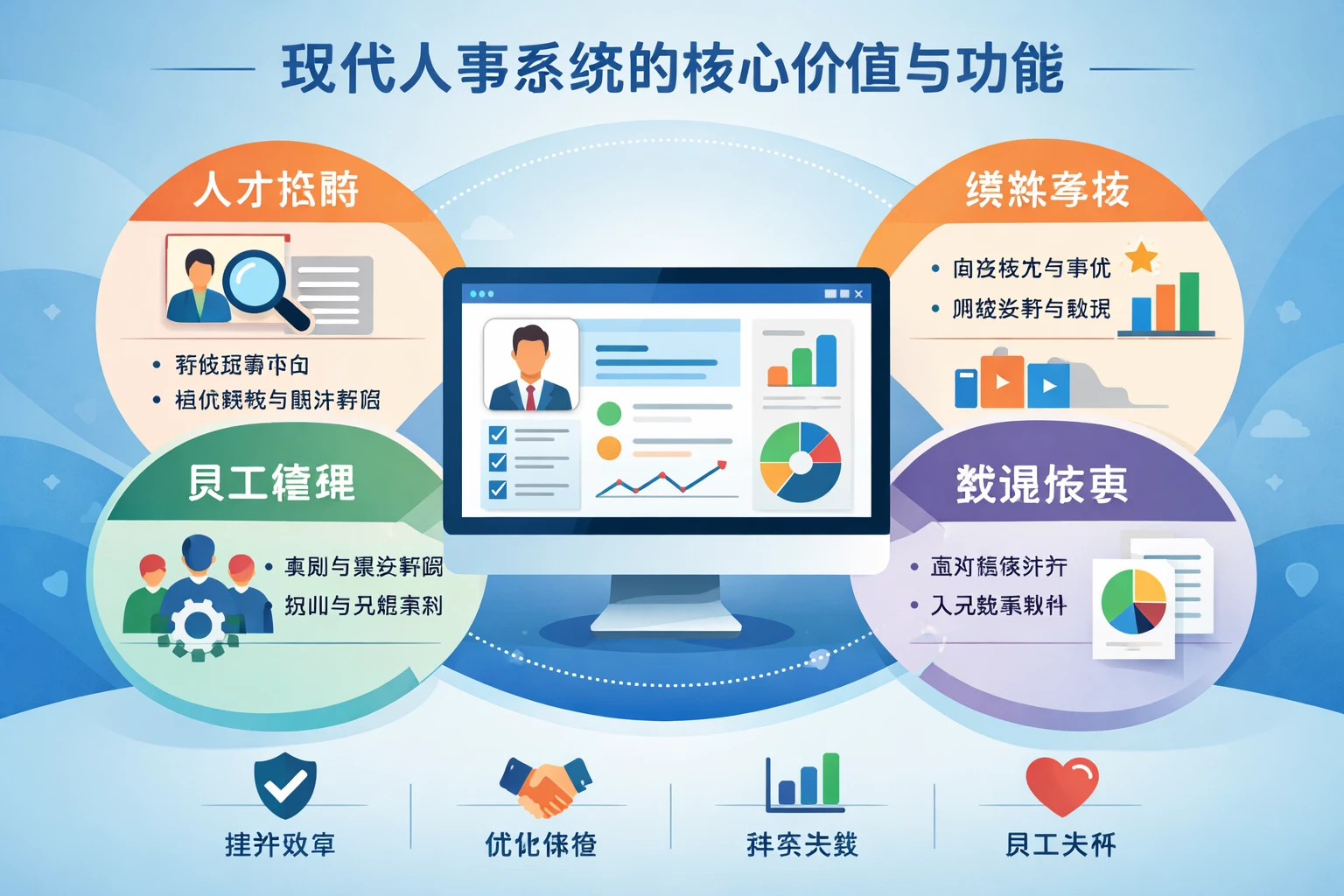 现代人事系统的核心价值与功能