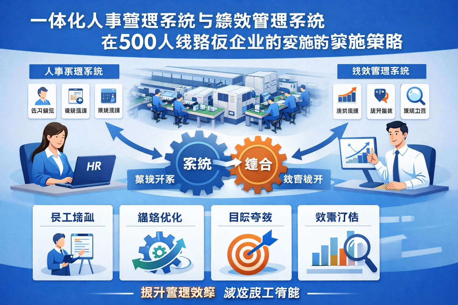 一体化人事管理系统与绩效管理系统在500人线路板企业的实施策略