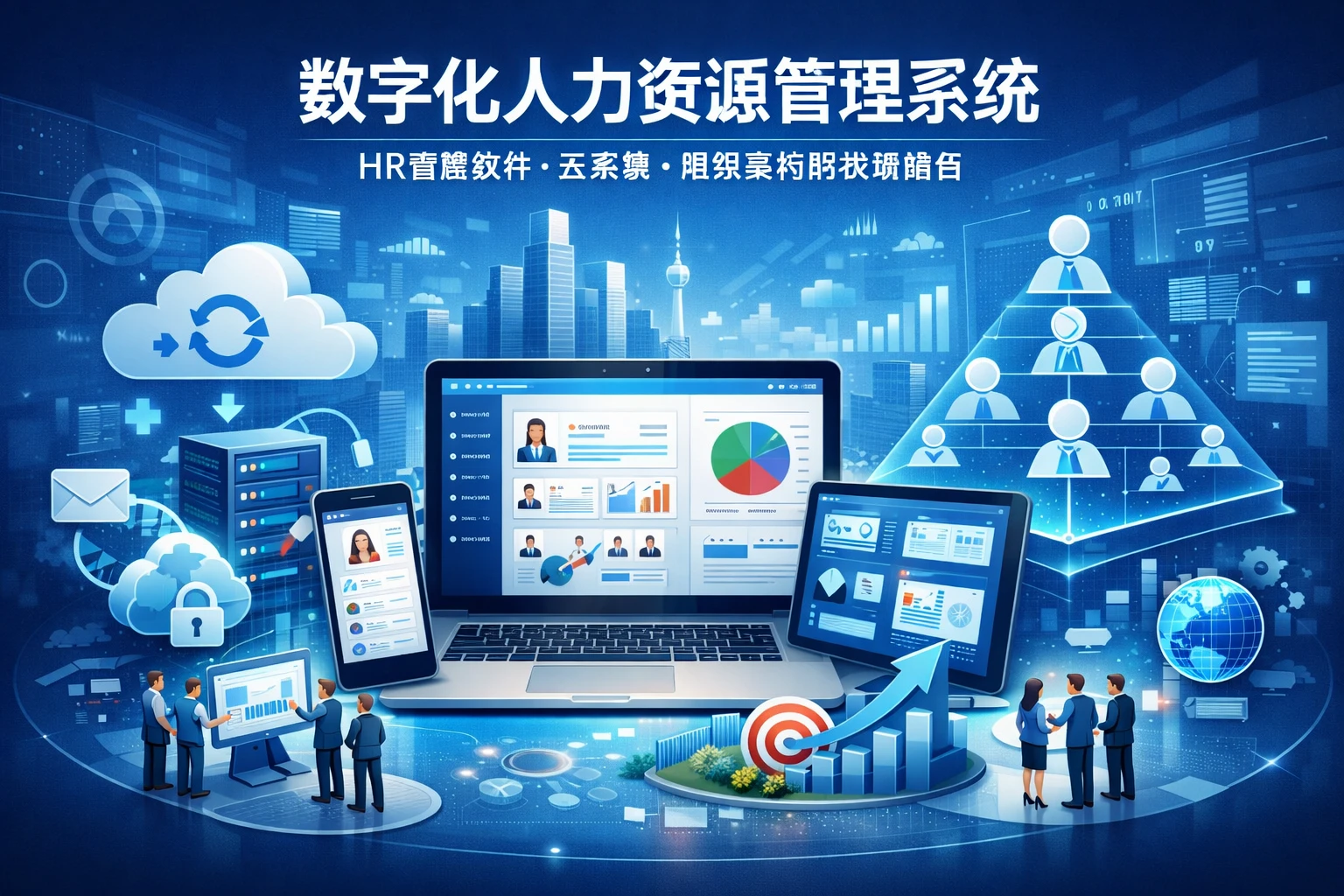 数字化人力资源管理系统：HR管理软件、云系统与组织架构的战略融合