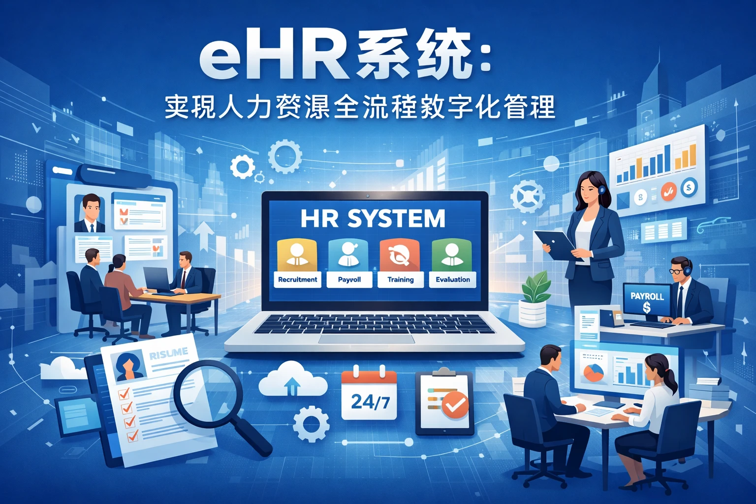 eHR系统：实现人力资源全流程数字化管理