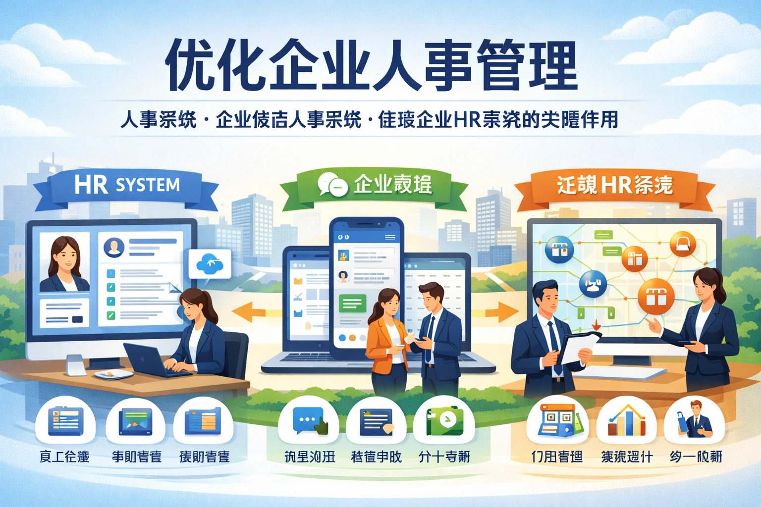 优化企业人事管理:人事系统、企业微信人事系统与连锁企业HR系统的关键作用
