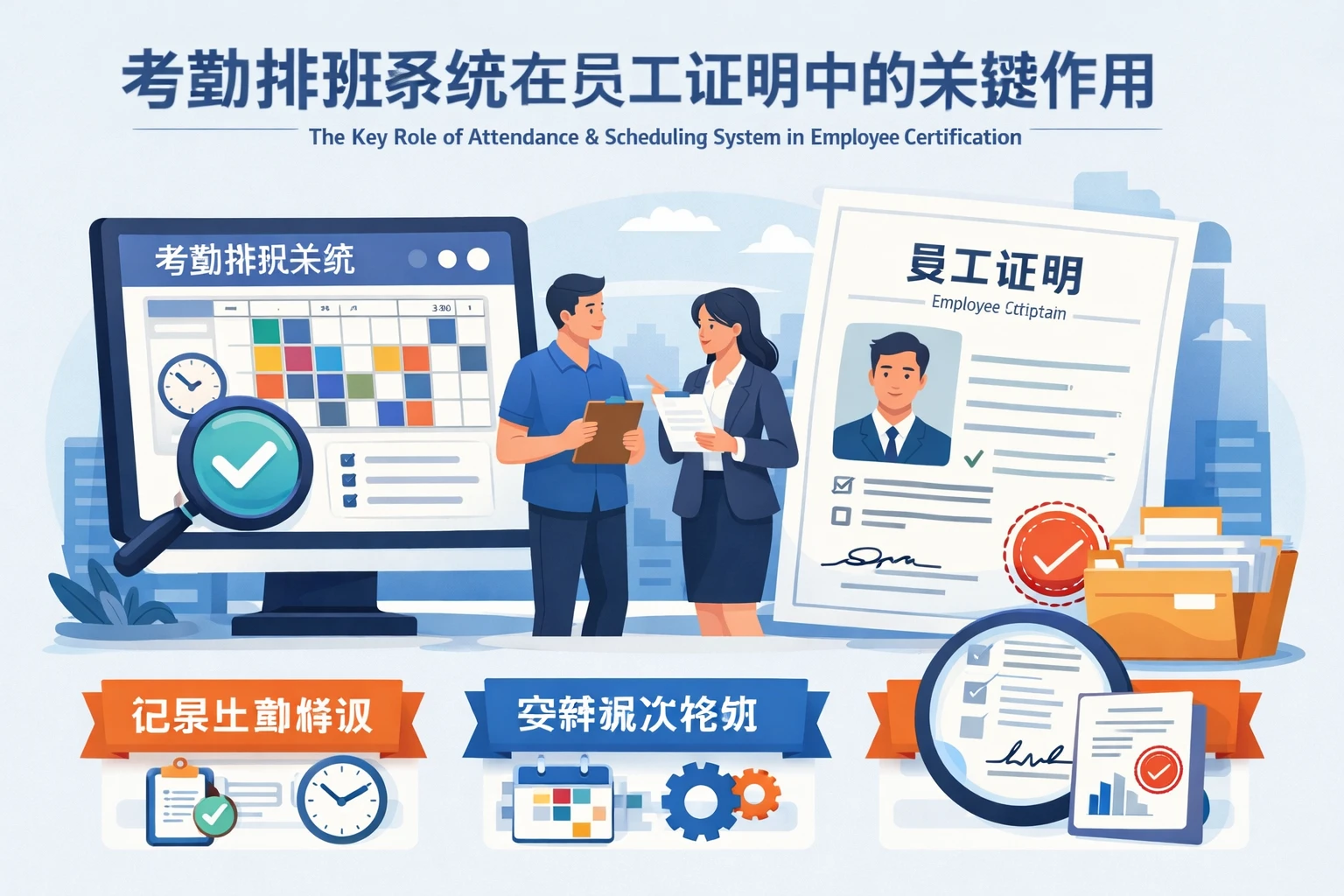 考勤排班系统在员工证明中的关键作用