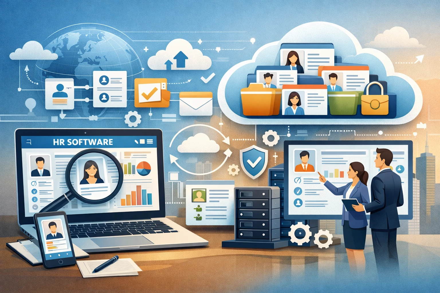 人力资源软件与云端员工档案系统在现代人事管理系统中的整合应用